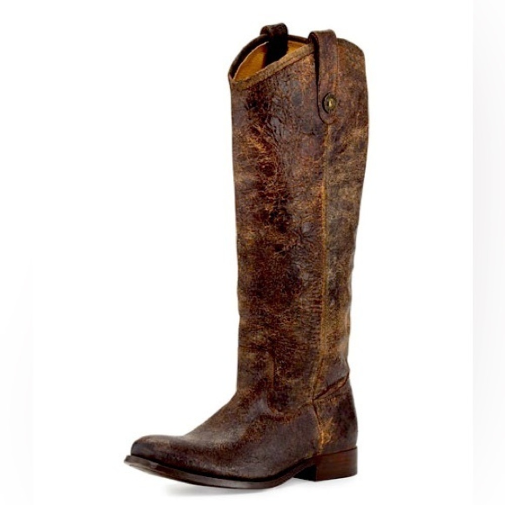 Chocolate Brown Frye Boots in Extended Calf Size 8